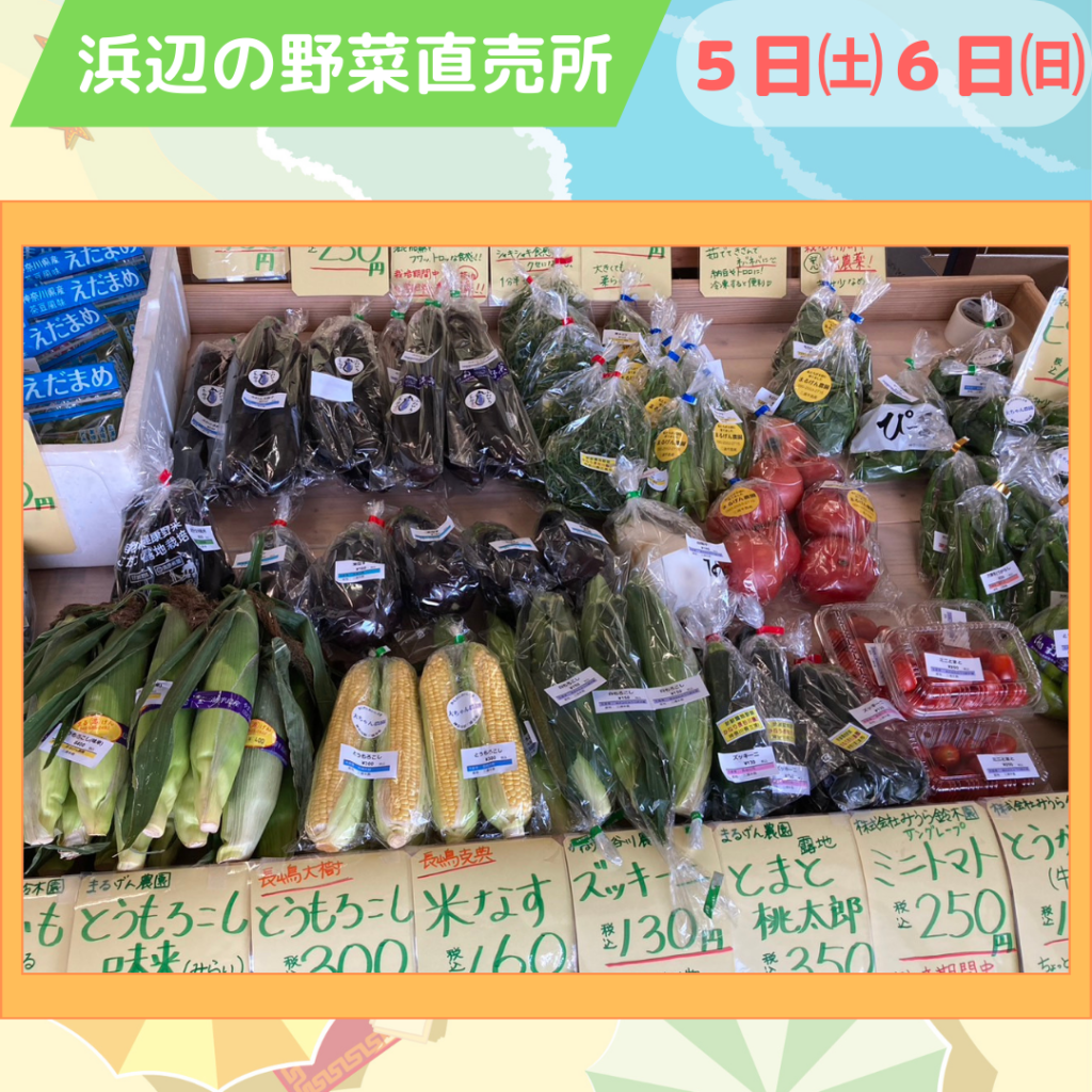 三浦海岸野菜販売
